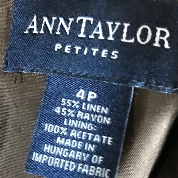 Ann Taylor Brown Suit (Jacket & Pants) (Petite) - Picture 5 of 5